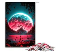 Puzzle da 1000 pezzi per adulti Alba Rossa Gioco pratico Decorazione unica per la casa e regali 75x50 cm