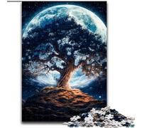 Puzzle da 1000 pezzi per adulti Albero Cosmico della Vita in legno, idea regalo unica per decorare la casa fai da te 50x75cm Attività per adulti e famiglie, regalo per decorare la casa fai da te