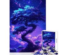Puzzle da 1000 pezzi per adulti albero del cielo notturno giocattoli antistress regali per donne e uomini gioco educativo interazione genitore-figlio dimensioni 38x52cm