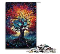 Puzzle da 1000 pezzi per adulti Albero della Saggezza Puzzle colorato Gioco impegnativo Un'opera d'arte Adatto per adolescenti dai 14 anni in su 75x50 cm