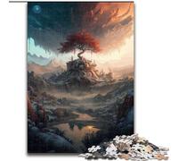 Puzzle da 1000 pezzi per adulti, Albero della vita del Paradiso, dimensioni 50x75cm, rompicapo impegnativo per adolescenti, gioco interattivo divertente per tutta la famiglia