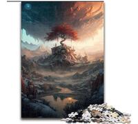 Puzzle da 1000 pezzi per adulti, Albero della vita del Paradiso, per adolescenti e famiglie, perfetto come decorazione fai da te e come sfida per il cervello (dimensioni: 26x38cm)