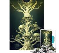 Puzzle da 1000 pezzi per adulti "Albero della Vita e della Morte" gioco intellettuale rompicapo analisi e logica ottimo regalo e giocattolo (dimensioni 38x52cm)