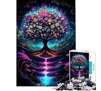 Puzzle da 1000 pezzi per adulti Albero della Vita Fantastico Gioco Rompicapo Schema di Assemblaggio Regalo per Amici e Familiari (Dimensioni 38x26cm)