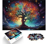 Puzzle da 1000 pezzi per adulti albero della vita fantastico puzzle cartone animato analisi e logica per adolescenti da 14 anni e oltre 26 x 38 cm