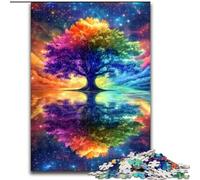 Puzzle da 1000 pezzi per adulti Albero della vita, giocattolo educativo intellettuale decomprimente, ideale come regalo per tutta la famiglia (dimensioni 50x75cm)