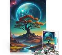 Puzzle da 1000 pezzi per adulti Albero della vita Giocattolo educativo intellettuale decomprimente Migliorare l'amore tra le coppie 75x50cm