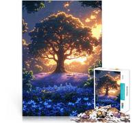 Puzzle da 1000 pezzi, per adulti, albero della vita, giocattolo educativo intellettuale, regalo di compleanno, adatto per adolescenti dai 14 anni, 26 x 38 cm