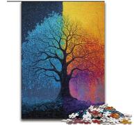 Puzzle da 1000 pezzi per adulti Albero della vita, gioco educativo e sfida per migliorare la memoria per bambini dai 14 anni (dimensioni 26x38cm)