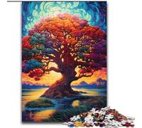 Puzzle da 1000 pezzi per adulti Albero della vita Puzzle Yggdrasil per adulti dimensioni 50x75cm Regalo perfetto per la festa della mamma, compleanni, Natale