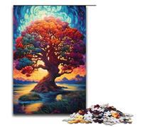 Puzzle da 1000 pezzi per adulti Albero della vita Yggdrasil Puzzle per gioco educativo Sfida Giocattolo Opera d'arte Regalo 75x50cm