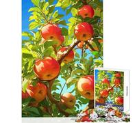 Puzzle da 1000 pezzi per adulti albero di mele abbondante con frutti rossi giocattolo educativo regalo divertente giochi educativi collezione di artisti belle arti dimensioni 50x75cm