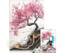 Puzzle da 1000 pezzi per adulti, albero Kintsugi astratto, gioco impossibile, decorazione per la casa, ideale come regalo per tutta la famiglia 38x52cm