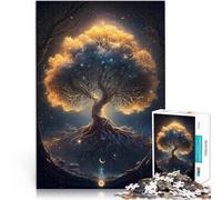 Puzzle da 1000 pezzi per adulti Albero magico della vita Gioco intellettuale giocattolo con pezzi completamente interconnessi di forma casuale 75x50cm