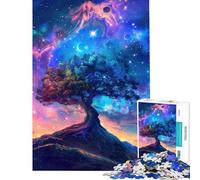 Puzzle da 1000 pezzi per adulti Albero Magico della Vita gioco rompicapo analisi e logica compleanno e Natale (dimensioni 38x26cm)