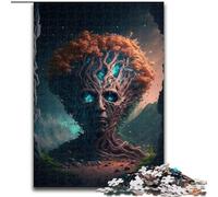 Puzzle da 1000 pezzi per adulti Albero magico in legno, regalo perfetto per genitori, amanti, amici - Età 14+ 50x75cm per gioco interattivo per famiglie