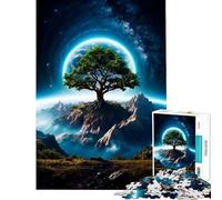 Puzzle da 1000 pezzi per adulti albero marziano difficile e stimolante migliora la memoria giocattolo antistress per ragazzi dai 14 anni in su (38x52cm)