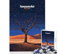 Puzzle da 1000 pezzi per adulti albero morto nel deserto della Namibia giocattolo decorazione da parete regalo di compleanno gioco per famiglie collezione di artisti belle arti dimensioni 38x52cm