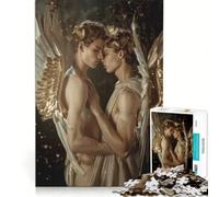 Puzzle da 1000 pezzi per adulti "Ali dell'Amore" gioco educativo rilassante e stimolante per la mente ideale come regalo per gli appassionati di videogiochi 38x52cm