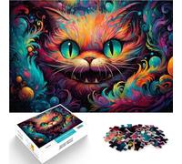 Puzzle da 1000 pezzi per adulti Alice Cat antistress 26 x 38 cm impegnativo da completare ma divertente e divertente per adolescenti dai 14 anni in su