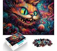 Puzzle da 1000 pezzi per adulti Alice Cat decorazione per la casa, antistress, adatto per ragazzi dai 14 anni in su, 26 x 38 cm