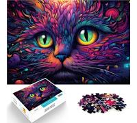 Puzzle da 1000 pezzi per adulti Alice Cat giocattolo di intrattenimento famiglia 26 x 38 cm con poster coordinato e foglio quiz per bambini dai 14 anni in su
