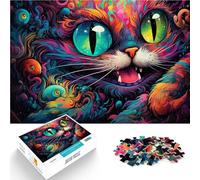 Puzzle da 1000 pezzi per adulti Alice Cat giocattolo educativo intellettuale decompressione 26 x 38 cm intera famiglia