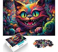 Puzzle da 1000 pezzi per adulti Alice Cat Gioco sofisticato Aiuta il cervello ad allenare i giocattoli avvincenti per sviluppare pazienza 26 x 38 cm