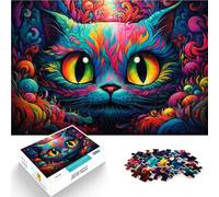 Puzzle da 1000 pezzi per adulti Alice Cat interessante puzzle per ridurre lo stress, adatto per coppie e adolescenti dai 14 anni in su, 26 x 38 cm