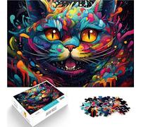 Puzzle da 1000 pezzi per adulti Alice Cat Learning Giocattoli educativi per è ideale come regalo per tutta la famiglia per i 14 anni, 26 x 38 cm