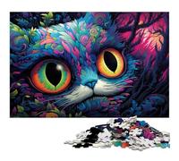Puzzle da 1000 pezzi per adulti Alice Cat Puzzle gioco pratico ideale per adolescenti dai 14 anni in su 1000 pezzi (38x26 cm)