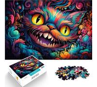 Puzzle da 1000 pezzi per adulti Alice Gatto - Gioco sofisticato per alleviare lo stress difficile sfida per adolescenti dai 14 anni in su, 26 x 38 cm