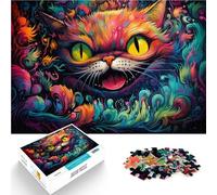 Puzzle da 1000 pezzi per adulti Alice gatto impegnativo gioco regali 26 x 38 cm intera famiglia per adolescenti dai 14 anni in su