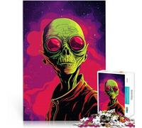 Puzzle da 1000 pezzi per adulti Alieno spaziale per il giocattolo di sfida del gioco educativo perché è ideale come regalo per tutta la famiglia 75x50cm