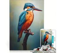 Puzzle da 1000 pezzi per adulti "Alla ricerca del martin pescatore" gioco per famiglie divertente e spiritoso regalo di Natale o compleanno 38x26cm