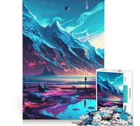 Puzzle da 1000 pezzi per adulti alla ricerca della luce gioco pratico attività divertenti da fare a casa gioco dal design accattivante 38x52cm