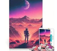 Puzzle da 1000 pezzi per adulti alla ricerca di vita nello spazio gioco per famiglie assemblaggio di figure compleanno e Natale 38x26cm