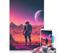 Puzzle da 1000 pezzi per adulti alla ricerca di vita nello spazio gioco per tutta la famiglia interazione genitore-figlio compleanno e Natale 38x26cm
