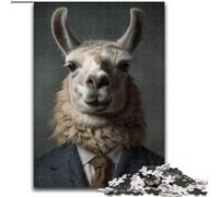 Puzzle da 1000 pezzi per adulti Alpaca, puzzle da 1000 pezzi, decorazione da parete per la casa e gioco per famiglie, regalo (dimensioni 26x38cm)