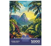 Puzzle Da 1000 Pezzi Per Adulti Amazon Rainforest Brazil Landscape Illustration Puzzle Per Adulti Giocattoli Antistress Sfida Difficile Regali Unici Per Compleanno E Natale 70x50cm/1000pcs
