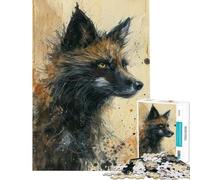 Puzzle da 1000 pezzi per adulti "Amber Gaze" gioco rompicapo schema di assemblaggio regalo per amici e familiari (dimensioni 38x52cm)