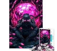 Puzzle da 1000 pezzi per adulti ambientato nel mondo fantasy dei samurai giapponesi Gioco impegnativo e stimolante per tutta la famiglia adatto a partire dai 14 anni (50x75cm)