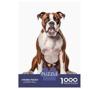 Puzzle Da 1000 Pezzi Per Adulti American Bulldog Puzzle Per Adulti Gioco Rompicapo Difficile Compleanno E Natale 38x26cm/1000pcs
