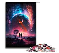 Puzzle da 1000 pezzi per adulti Amore Cosmico Attività Planetaria per la Famiglia Gioco per la Famiglia Antistress Puzzle Difficile da Sfidare 75x50 cm