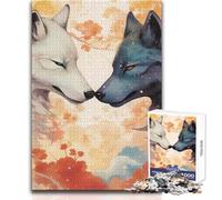 Puzzle da 1000 pezzi per adulti Amore proibito Rilassati nel tempo libero Taglio netto e senza cuciture Dimensioni giocattolo 38x26cm