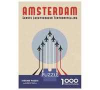 Puzzle Da 1000 Pezzi Per Adulti Amsterdam Fly Fest Puzzle Gioco Rompicapo Decorazione Da Parete Regali Unici Per Compleanno E Natale 70x50cm/1000pcs