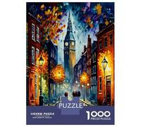 Puzzle Da 1000 Pezzi Per Adulti Amsterdam in Color Puzzle Per Adulti Gioco Rompicapo Difficile Compleanno E Natale 70x50cm/1000pcs