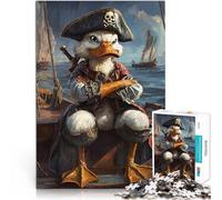 Puzzle da 1000 pezzi per adulti anatra samurai Difficile da completare ma divertente e umoristico è ideale come regalo per tutta la famiglia 38x26cm
