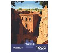 Puzzle Da 1000 Pezzi Per Adulti Ancient Rock Church Puzzle Per Adulti Gioco Rompicapo Regalo Di Compleanno Regali Di Compleanno E Unici 52x38cm/1000pcs