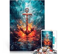 Puzzle da 1000 pezzi per adulti Ancora di fuoco Antistress Vacanza in patria Uccidere il tempo Adatto per la decorazione del desktop 38x26cm